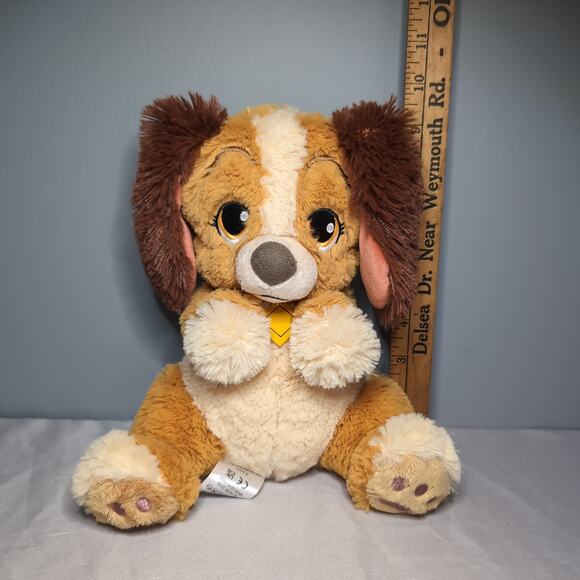 Disney Lady And The Tramp Plush Babies Cocker Spaniel Puppy Dog Stuffed Animal - Picture 9 of 10